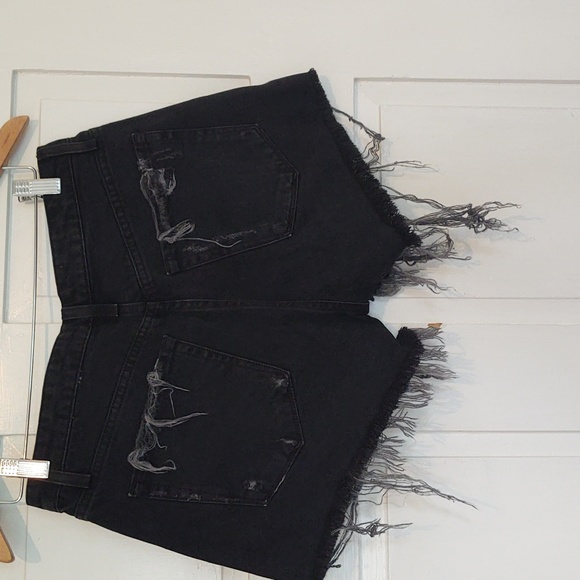 Flying Monkey Destroyed Jean Shorts - Picture 2 of 4